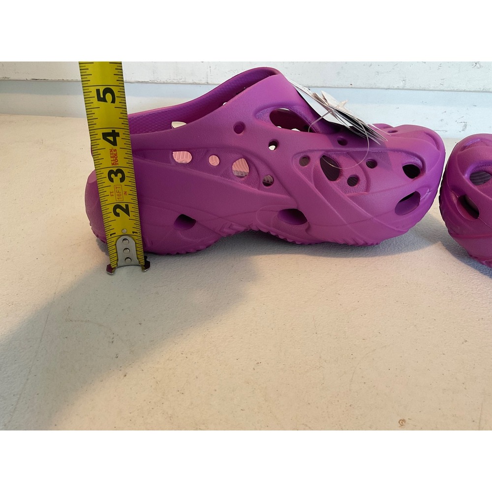 Crocs Echo Caged Clog Wild Orchid Purple Womens 8 Mens 6 211141-5BV New - Picture 5 of 5